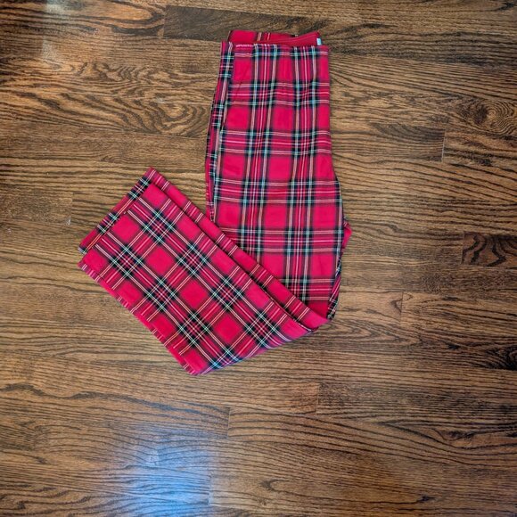 Plaid High Rise Crop Kick Pants - Picture 5 of 8